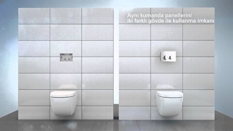 VitrA Gömme Rezervuarlar ve Select Kumanda Paneli