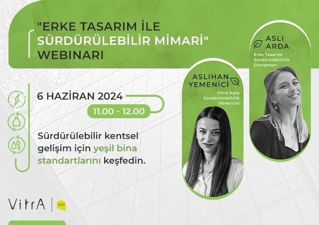 ERKE Tasarım ile Sürdürülebilir Mimari Webinarı